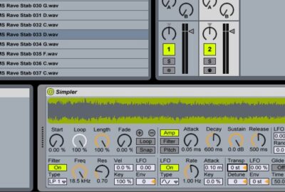 How do I play WAV Samples in Ableton Live?